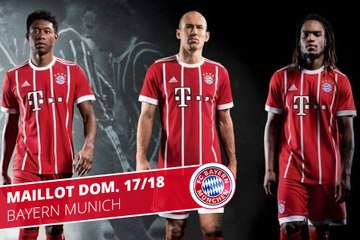 Le maillot domicile du Bayern pour la saison 2017/2018