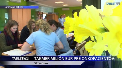 TAKMER MILIÓN EUR PRE ONKOPACIENTOV
