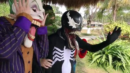 Spiderman Rescue Frozen Elsa Baby From Shark!!! Superheroes fun Hulk Joker Children Action Movies