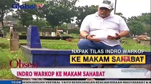 Jelang Ramadan, Indro Warkop Ziarah ke Makam Sahabat