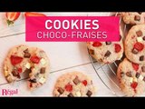 Cookies aux fraises et 3 chocolats | regal.fr