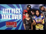 Litt Fest Take Over on Sway in the Morning. Fire Friday Cypher ft. Skitzo, Dave East, Slim Dollars..