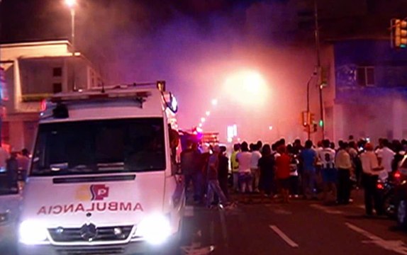 Varios locales afectados por incendio en el centro de Guayaquil