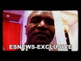 What Does Muhammad Ali Mean To Evander Holyfield - esnews boxing