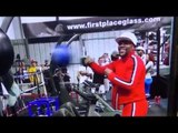 FLOYD MAYWEATHER SHOWING HIS SKILLS AT THE RGBA RIVERSIDE! EsNews Boxing