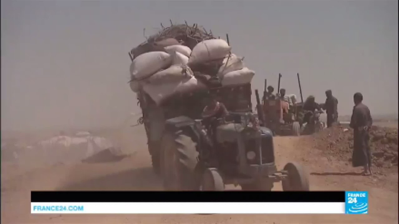 Syria: Civilians flee villages around IS Group Stronghold Raqqa as fighting picks up