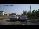 Driver Takes Revenge on Another Driver