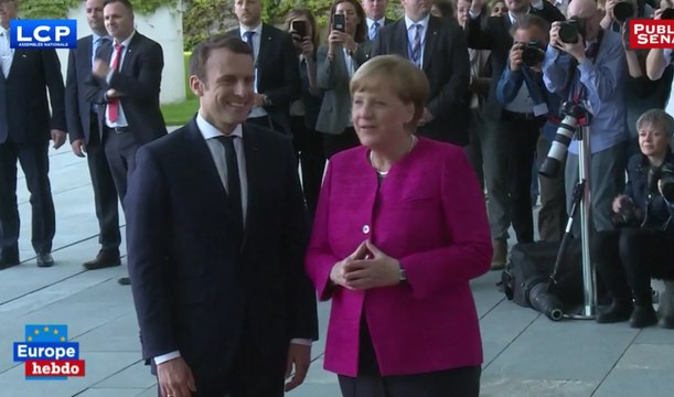 E. Macron/A. Merkel, en marche pour une Europe réformée ? - Europe hebdo (18/05/2017)