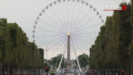 La grande roue quitte la place de la Concorde