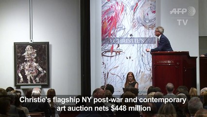 Twombly, Bacon top Christie's $448mn auction in NY