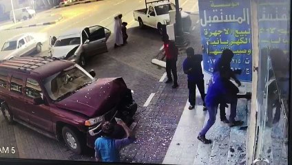 Death can chase you anywhere, a guy sitting on a roadside hit by a car