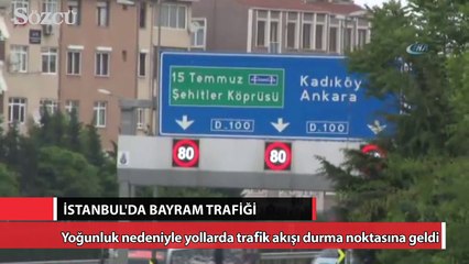 下载视频: Bayram tatili İstanbul trafiğini kilitledi