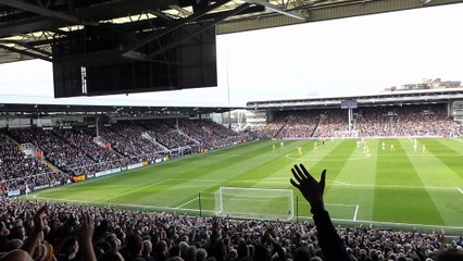 Spurs fans in full voice at Fulham 19 Feb 2017
