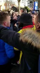 Wally from Arsenal fans TV gets his hat nicked at Chelsea 4 Feb 2017
