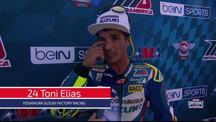 Toni Elias Sunday VIR Superbike Race 2 Podium