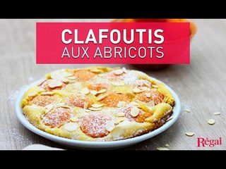 Clafoutis express aux abricots et amandes | regal.fr