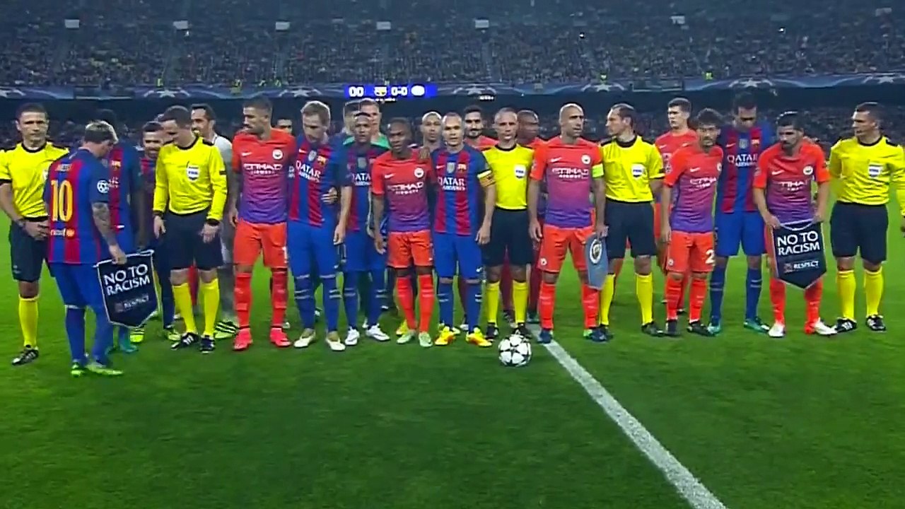 FC Barcelona vs Man City 4-0 Goals and Highlights with English Commentary (UCL)
