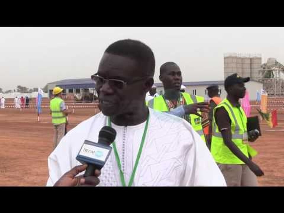 Pape Diouf à la visite de chantier de l'autoroute Ilaa Touba