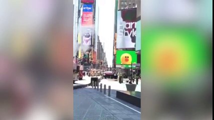 Así quedó el vehículo que arrolló en Times Square a 10 personas