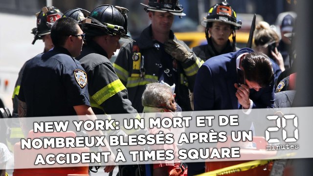 New York: Un mort et de nombreux blessés après un accident à Times Square