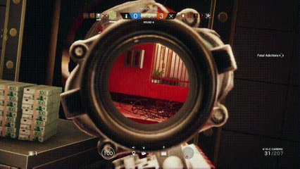 Tom Clancy's Rainbow Six: Nice 4 piece in one clip with the assistance of barbed wire