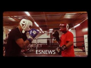 Robert Garcia Pro Debut (sick footwork & KO) and Last Sparring Session Still Got Them Hands! esnews
