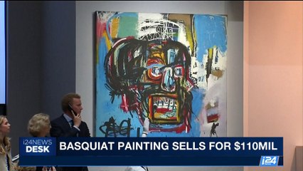 i24NEWS DESK | Basquiat painting sells for $110Mil | Friday, May 19th 2017