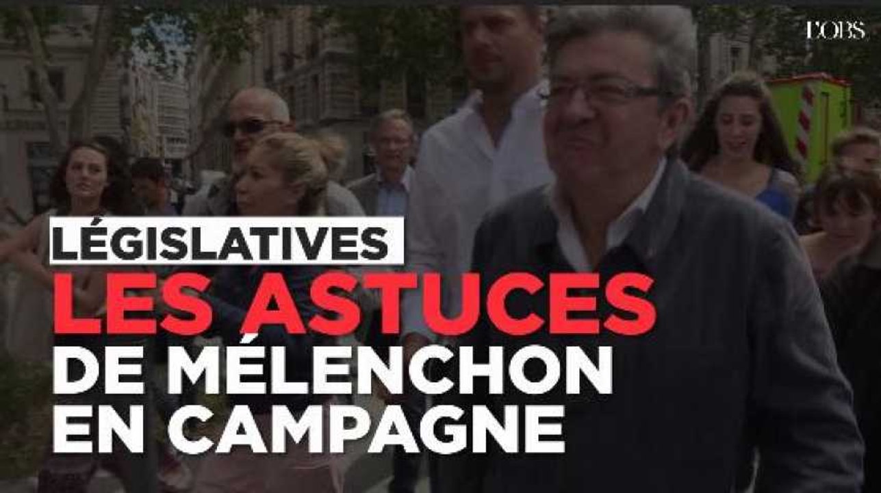 Les petites astuces de Mélenchon en campagne