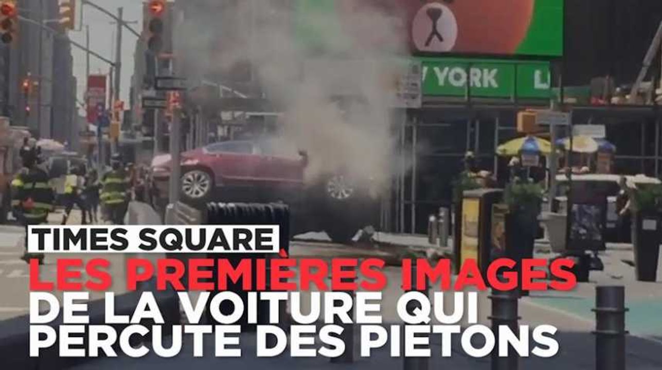 Les premières images du véhicule qui a percuté des piétons à Times Square