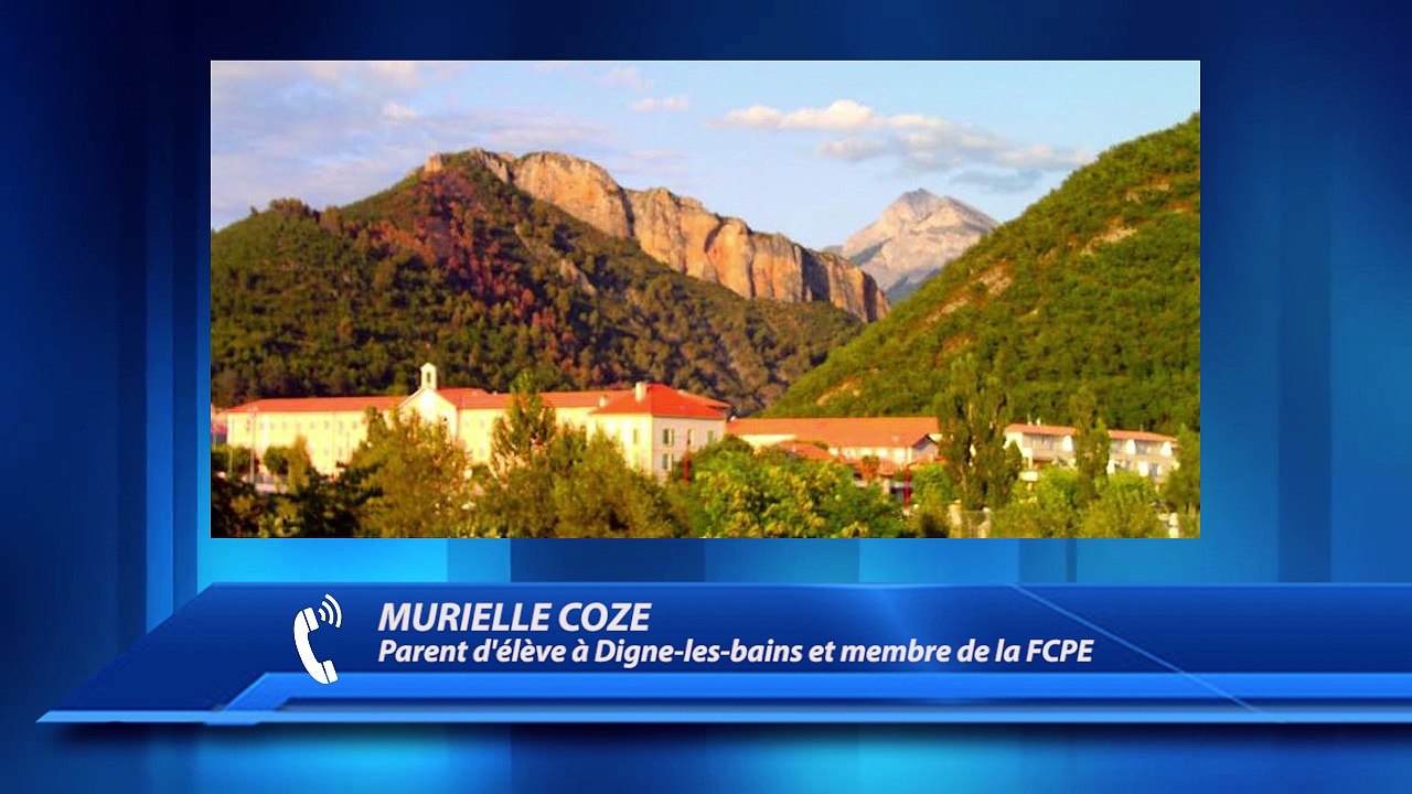 D!CI TV : Digne-les-Bains : Les parents d'élèves du collège Gassendi se mobilisent ce vendredi devant l'établissement
