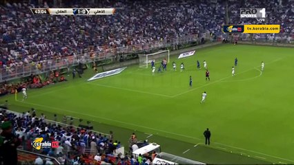 هوساوي يتعادل لأهلي جدة قبل نهاية الشوط الأول و يشعل نهائي الكأس