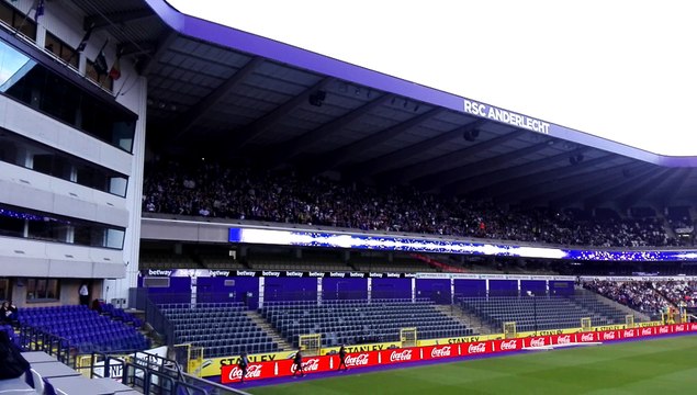 Ambiance à Anderlecht avant le match