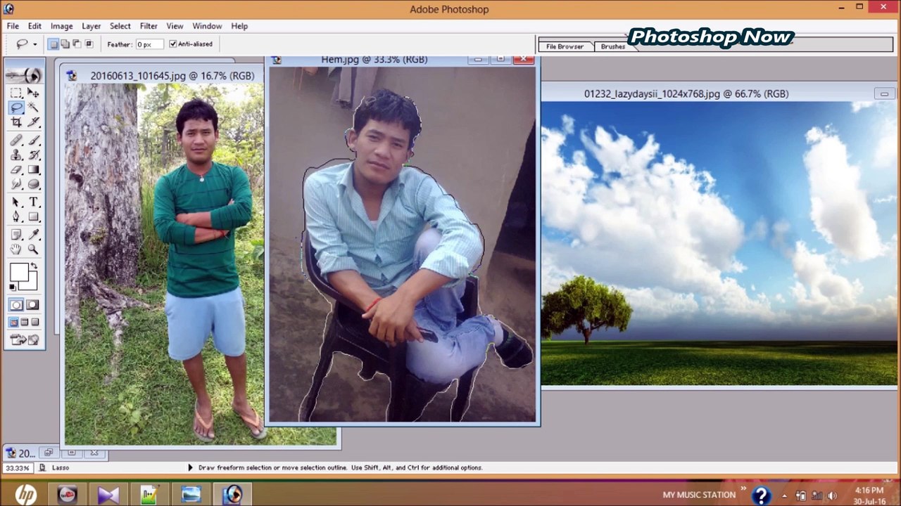 HOW TO COMBINE 3 PHOTOS IN PHOTOSHOP | PHOTOSHOP NOW | MUST WATCH | HD