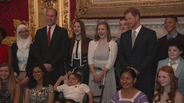 Prince William and Harry present awards celebrating Diana's legacy