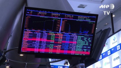 URGENTE: Bolsa de Sao Paulo se desploma y suspende operaciones