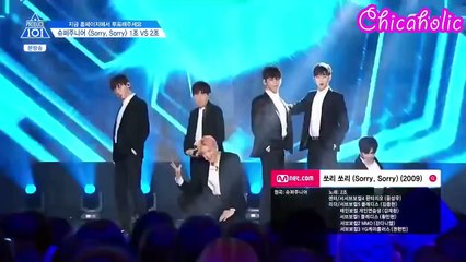 [ซับไทย] PRODUCE 101 season2 Ep 4 Sorry, Sorry team 2 cut 2_3 จงฮยอนลีดเดอร์แห่งชาติ