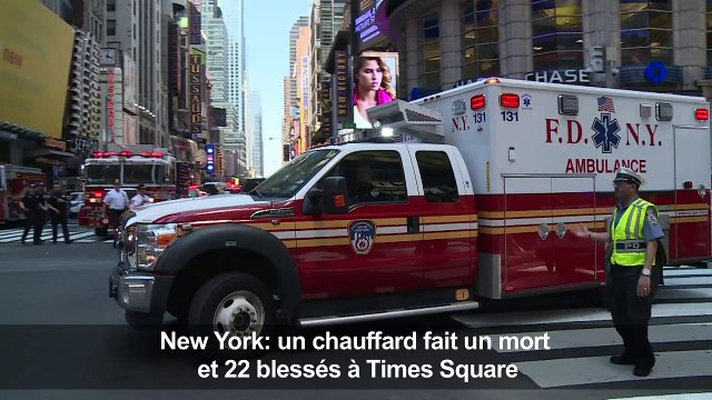 Des témoins racontent l'accident sur Times Square
