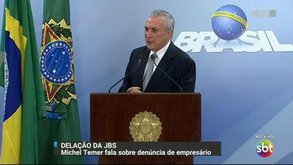 ´Não renunciarei´, afirma Michel Temer após denúncias