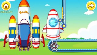 Baby Panda Games: Moon Explorer |  Panda Astronaut Baby Bus Games For Children
