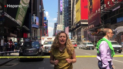 Carro atropella a una veintena de personas en Times Square NY