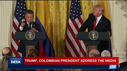 i24NEWS  DESK | Trump, Colombian president address the media  | Thursday, May 18th 2017
