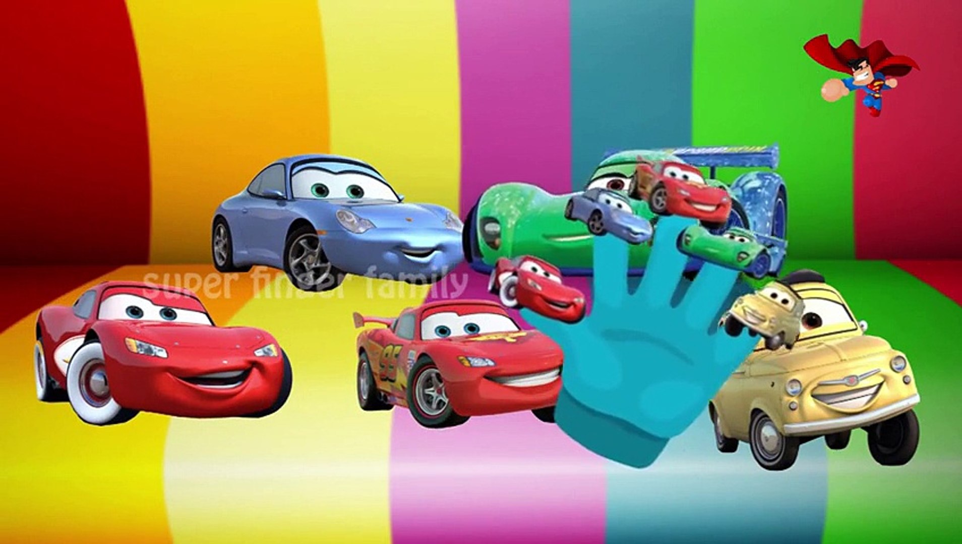 ⁣Cars Cars Finger Family Cars Cartoon Rhymes for Children Car