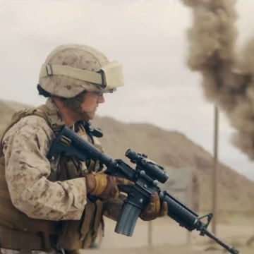 This ad is putting the spotlight on female marines. [Mic Archives]