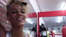 DIME PEICE JENA FRUMES WORKING THE HEAVYBAG - EsNews Boxing