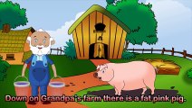 Down on Grandpas Farm in HD with lyrics - Nursery Rhymes by EFlashApps
