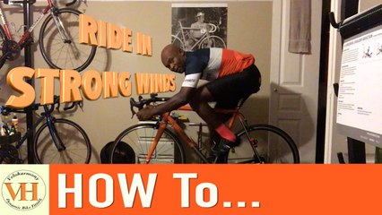 Body position for windy riding