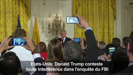 Donald Trump conteste toute interférence dans l'enquête du FBI
