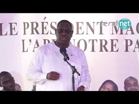 Discours de Macky Sall