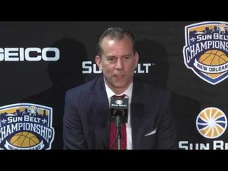 2017 Sun Belt Conference Men's Quarterfinal: Press Conference Troy vs Georgia Southern