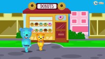 Learn Colors Gummy Bear Crying Ice Cream Donuts Hot Dog Finger Family song